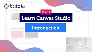 Learn Canvas Studio: Introduction - Part 1/8