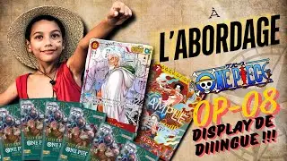 INCROYABLE DISPLAY ONE PIECE OP08 🔥 OUVERTURE ET DECOUVERTE des CARTES RARES !