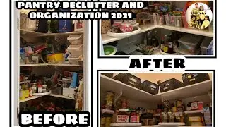 PANTRY DECLUTTER/ORGANIZATION 2021 | PANTRY ORGANIZATION HACKS ON THE BUDGET | AMAZON,DOLLORAMA #15