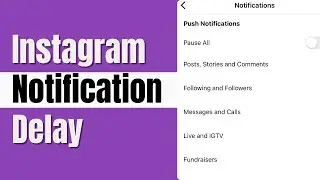 How To Fix Instagram Delayed Notifications | Instagram Late Notification Problem
