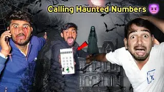 Calling Haunted Numbers At 12:00am | आज तो मरते मरते बचें | kotputli XYZ 😱| #hauntednumber #horror