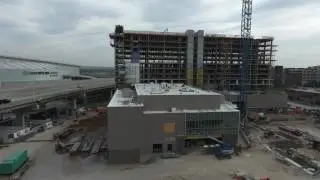 Capitol District Marriot Hotel Drone View