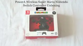 Unboxing:  PowerA Wireless Super Mario Nintendo Switch Controller - Vickiie's Adventure