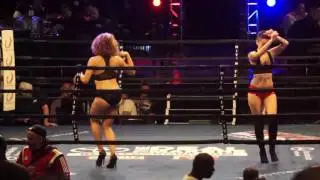 Hitz Boxing Ring Girls having fun between fights