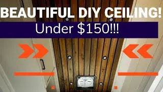 Best Camper Van DIY Ceiling! | Van Build