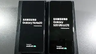 Samsung Note 20 vs Samsung S20 Ultra Comparison Speed Test