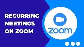 How to create a recurring zoom meeting