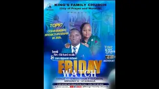 FRIDAY WATCH//COMMANDING BREAKTHROUGH IN 2026//REV. RICHARD MAILU