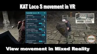 Движение Kat Loco S в VR. Смотрите в смешанной реальности &mdash; Oculus Quest 2 через виртуальный рабочий стол.