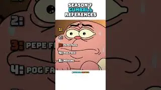 Top 5 Gumball Season 7 References You Totally Missed 👀 #shorts #cartoonshow