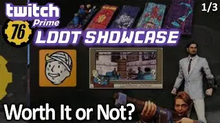 Fallout 76 Holiday Bundle - FREE Twitch Prime Loot Showcase 1/3 (2019)