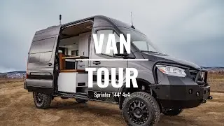 Custom Van Build (FULL TOUR) | Rossm&ouml;nster Vans | Sprinter 144