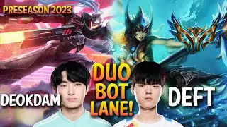 DRX Deokdam + DK Deft Duo Bot Lane - LUCIAN ADC + NAMI Supp - KR Ranked