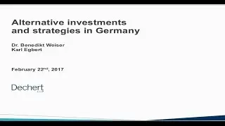 Selling Your Alternative Strategies in Germany