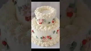 christmas cake design ideas | christmas cake decorations ideas | xmas cake decorating #shorts#cake