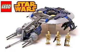 Lego Star Wars: Droid Gunship Speed Build! (7678)