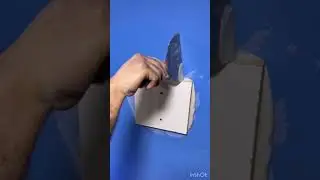 Patching a big hole wall with just Easy Sand 45. #easy #diy#howto #sheetrock #easyhacks