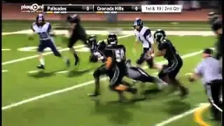 47 Yard Run for a TD by #22 Chrishawn Jackson of Granada Hills