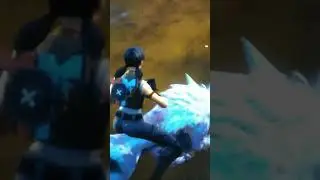 I ride a silver wolf in Fortnite