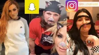 WWE Snapchat/Instagram ft. AJ Styles, Becky Lynch, Braun Strowman, Billie Kay, The Miz n MORE