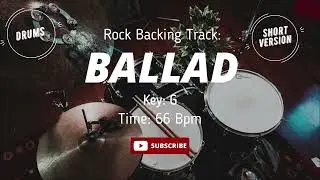 Pop Ballad Drumless Backing Track jam