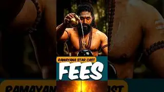 How Much The Ramayan Cast Got Paid #ramayana #bollywood #ranbirkapoor #shorts