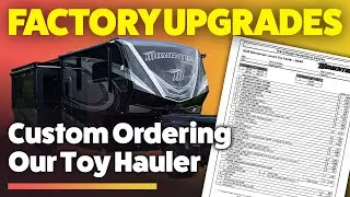 Factory Upgrades We LOVE | 397TH Grand Design Toy Hauler | Full Time RV Living