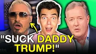 Leftist YouTuber Kyle Kulinski LOSES IT on live TV (leaves Piers Morgan STUNNED!)