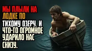 МЫ ПЛЫЛИ НА ЛОДКЕ ПО ТИХОМУ ОЗЕРУ  И что то огромное ударило нас снизу