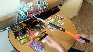 Распаковка посылки с удилищем Miwa Tele Spin