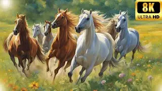 Majestic Horses in Breathtaking 8K | Cinematic Beauty 🐎✨
