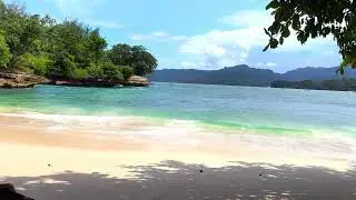 The natural view from the beach