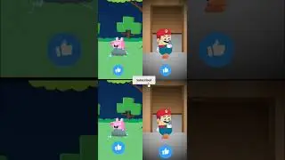 peppa pig plays a Tricks on Gerouge pig #funny #hulk #cartoonhangover #peepo
