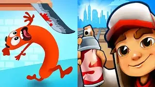Subway Surfers vs Run Sausage Run! Gameplay HD