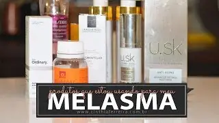 Produtos que usei para clarear o melasma | Por Cinthia Ferreira
