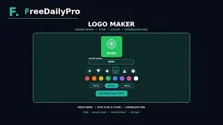 How to Make a Logo Free Online No Signup | FreeDailyPro.com