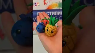 Dancing fruits из пластилина Луч! Артикул 12696237 #dance #fruit #tutorial #clay #trend