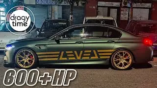 600+HP BMW M550D F10 Stage 3 | Acceleration from 100-200 Km/h