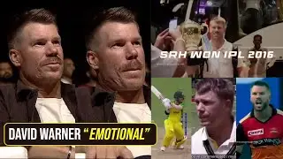Cricketer David Warner Emotional While Watching His AV at Robinhood Pre Release Event | Telugu Tonic