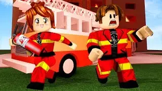 Roblox - BOMBEIROS EM AÇÃO ft CRIS MINEGIRL (Firefighters! BETA)