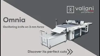 Omnia 80   oscillating knife on 3 mm forex