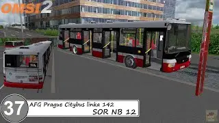OMSI 2 #37 - AFG Prague Citybus linka 142 - Sor NB 12