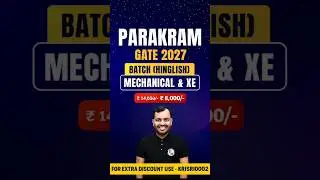 Physics Wallah Gate Parakram 2027 batch | PW Latest Gate Batch | PW Latest Coupon Code : KRISRI0002