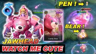 JAWHEAD CANDY BEAR | June starlight 2021 | SLOW MOTION See clear CUTE Skill effect | Mobile Legends