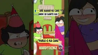Parle G ka cake #notyourtype #hardytoonz #rgbucketlist #doraemon #shinchan #anime #trendingshorts