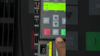 Drive Motor Running In Hand 🤚🏽Mode #Siemens G120