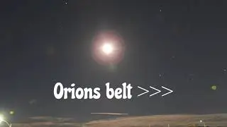 Rigel Star Night Sky Valley view time lapse 11-28-23