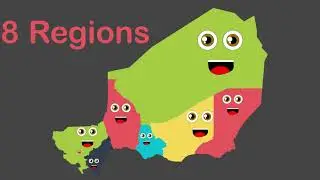 The 8 regions of Niger! (klt fansong)