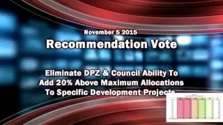 HOCO APFO FOLLOW NOV 5 VOTE DPZ and Council Bonus Allocations