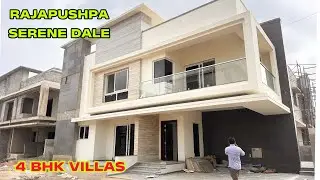 || 270 sq yards || 3405 sq feet 4 BHK Triplex Villa for sale in Gated Community,Tellapur, Hyderabad